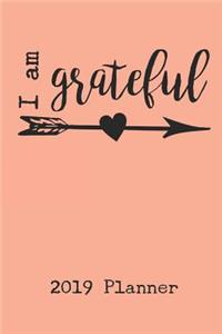 I Am Grateful 2019 Planner