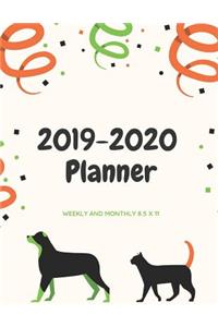 2019-2020 Planner Weekly and Monthly 8.5 X 11