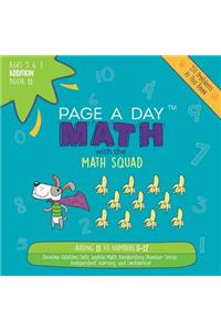 Page a Day Math Addition Book 11: Adding the Number 11 to Numbers 0-12