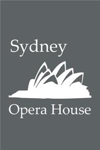 Sydney Opera House - Lined Notebook with Slate Grey Cover