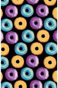 Journal Notebook Funky Iced Doughnuts Pattern 2