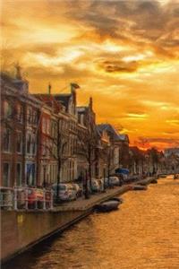 Waterway in Holland - Blank Notebook