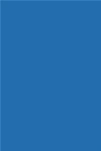 Cobalt Blue 101 - Narrow Lined Notebook with Margins - 6X9