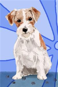 Journal Notebook for Dog Lovers, Jack Russell Terrier Sitting Pretty 2