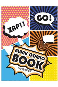 Blank Comic Book Notebook