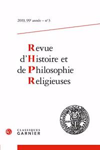Revue d'Histoire Et de Philosophie Religieuses