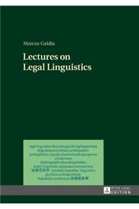 Lectures on Legal Linguistics