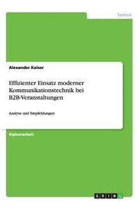 Effizienter Einsatz moderner Kommunikationstechnik bei B2B-Veranstaltungen