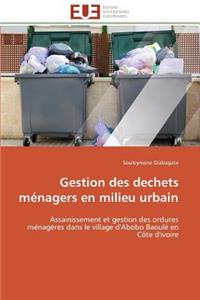 Gestion Des Dechets Ménagers En Milieu Urbain