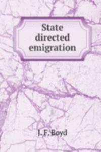 State directed emigration