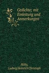 GEDICHTE MIT EINLEITUNG UND ANMERKUNGEN