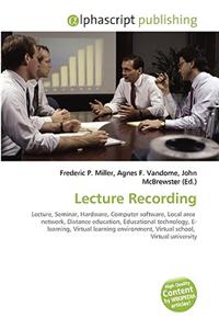 Lecture Recording