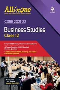 CBSE All In One Business Studies Class 12 for 2022 Exam (Updated edition for Term 1 and 2)