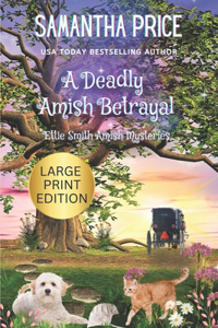 Deadly Amish Betrayal (Large Print): Amish Cozy Mystery