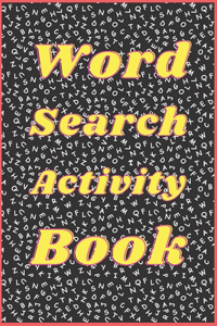 Word search activity book