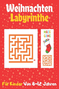 Weihnachten Labyrinthe Für Kinder Von 8-12 Jahren