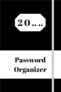 Password Organizer with tabs, logbook