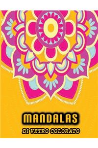 Mandala di vetro colorato