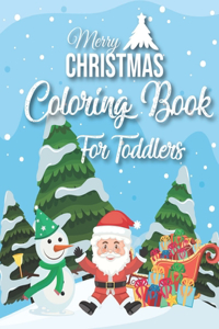 Merry Christmas Coloring Book For Toddlers