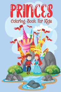 Princes Coloring Book For Kids