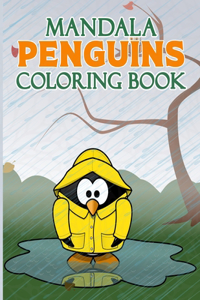 Mandala Penguins Coloring Book