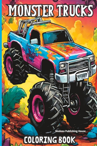 Monster Trucks Coloring Book
