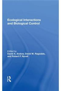 Ecological Interactions and Biological Control