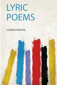 Lyric Poems