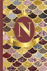 Letter N Notebook