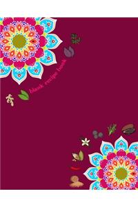 Blank Recipe Book