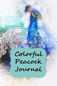 Colorful Peacock Journal
