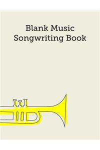 Blank Music Songwriting Book
