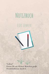 Notizbuch für Lehrer