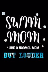 Swim mom like a normal mom but louder