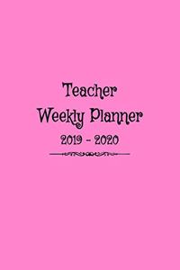 Teacher Weekly Planner