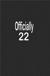 officially 22