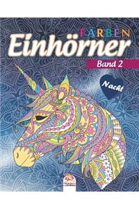 Einhörner färben 2 - Nacht