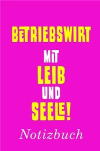 Betriebswirt Mit Leib Und Seele Notizbuch
