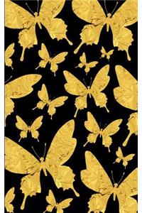 Gold Butterfly Notebook