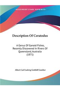 Description Of Ceratodus