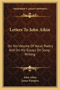 Letters to John Aikin