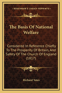 The Basis Of National Welfare