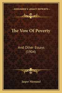 The Vow Of Poverty