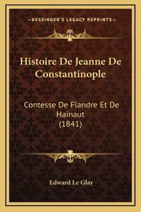Histoire De Jeanne De Constantinople