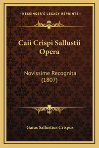 Caii Crispi Sallustii Opera