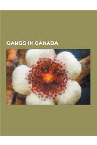 Gangs in Canada: 14k Triad, 18th Street Gang, Aboriginal-Based Organized Crime, Almighty Vice Lord Nation, Bandidos Motorcycle Club, Fl