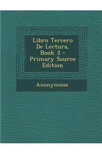 Libro Tercero de Lectura, Book 3