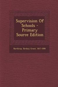 Supervision of Schools