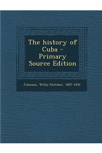 The History of Cuba