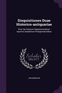 Disquisitiones Duae Historico-antiquariae